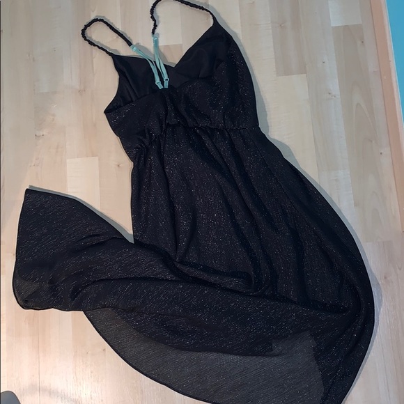 BCBGeneration Black Sparkle High Low dress - Picture 7 of 9